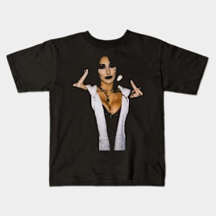 Rhea Ripley Pose Kids T-Shirt